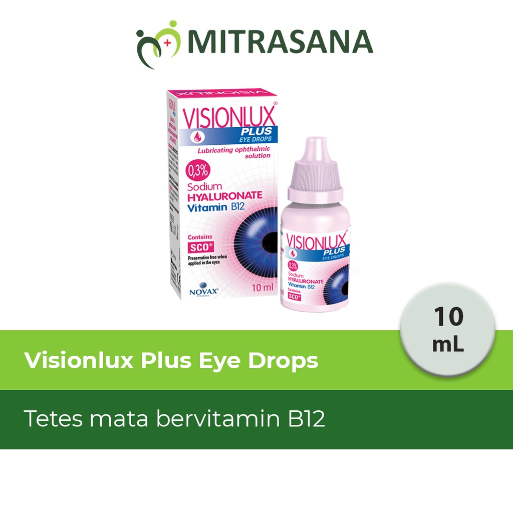 Visionlux Plus Eye Drops 10ml Tetes Mata