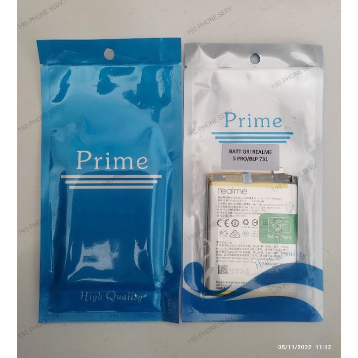 BATERAI REALME 5 PRO BLP 731 BLP731 ORI BATERAI REALME 5 PRO ORIGINAL