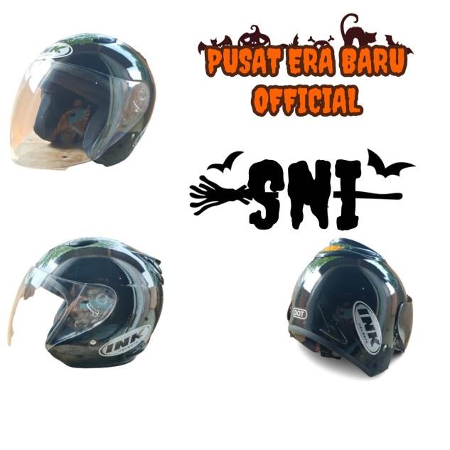 Helm ink centro ( hitam glossy )