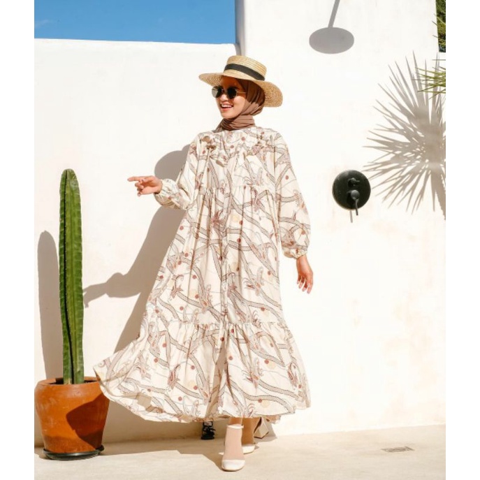 HAIDEE & ORLIN ATASAN TUNIK BLOUSE DRESS OUTER CARDIGAN HAYYA SUMMER