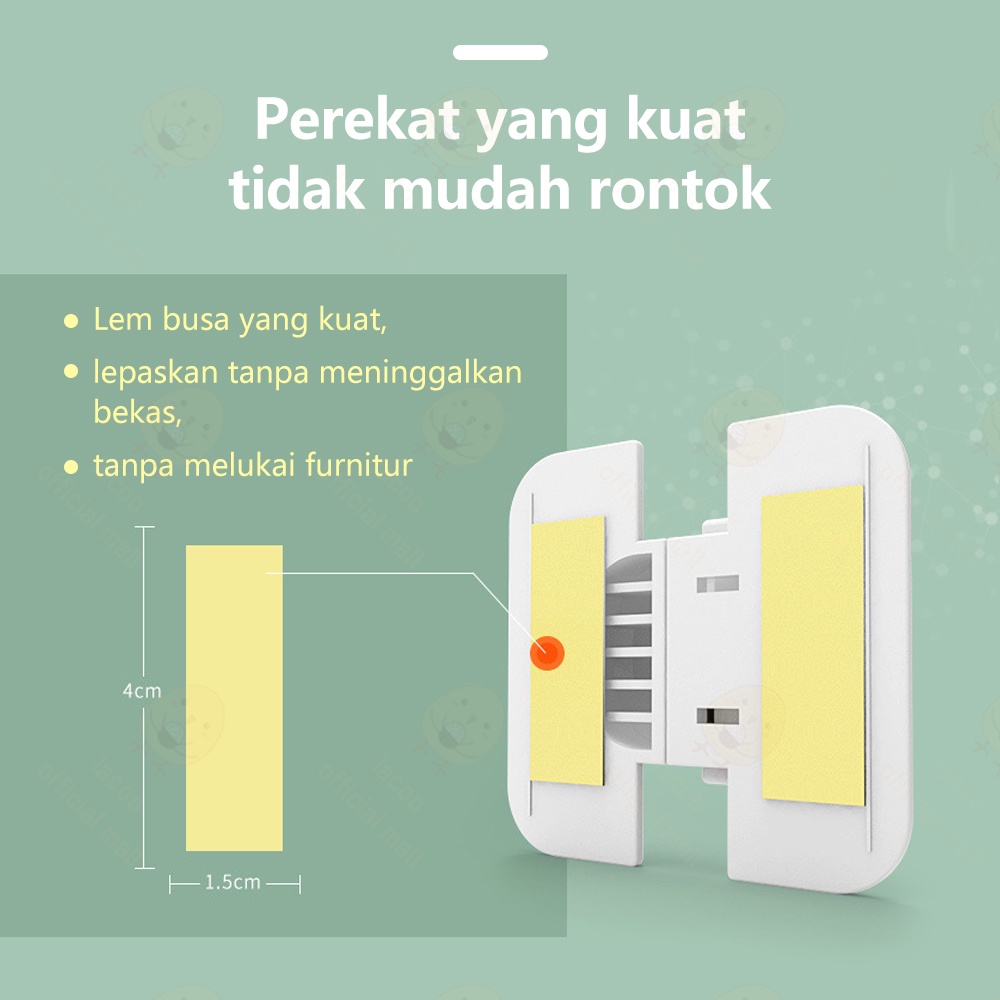 Lacoo Kunci kulkas pengaman anak terbaik Pengunci Pintu Laci Safety lock