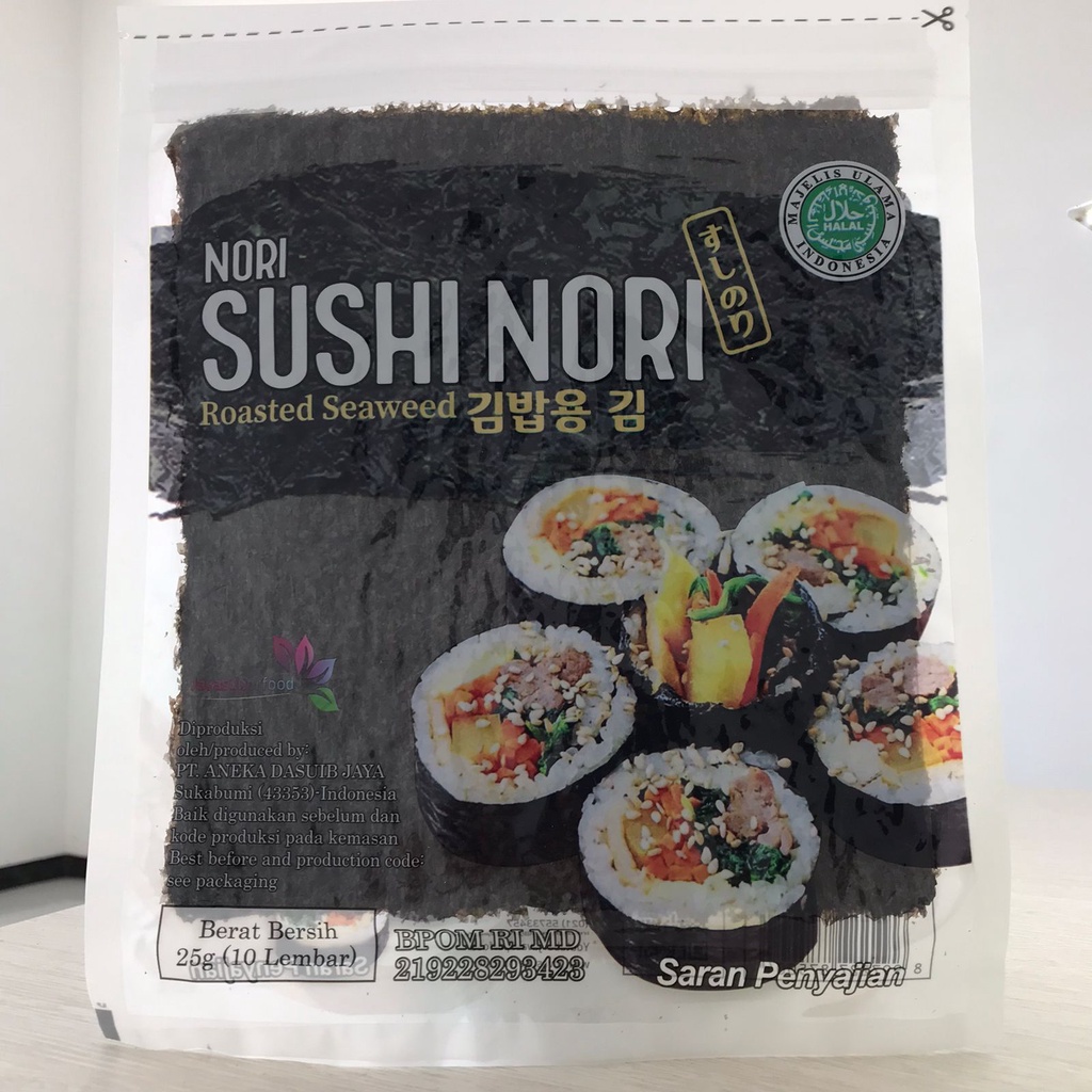 

Gimbab Nori isi 10 lembar/ Nori Seaweed/ Sushi Nori/ Daechun/ Dae Chun/ Nori Lembaran