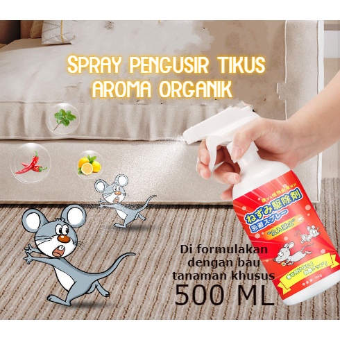 Spray anti tikus pengusir tikus aroma organik bau tanaman