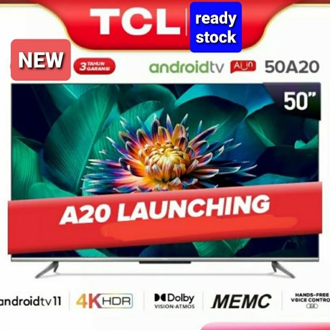 TCL 50A20 android tv pertama android 11