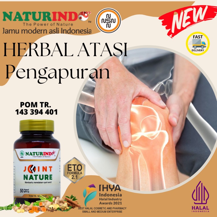 Naturindo Joint Nature Obat Nyeri Sendi Joint Nature Naturindo Pengapuran Tulang Osteoarthritis