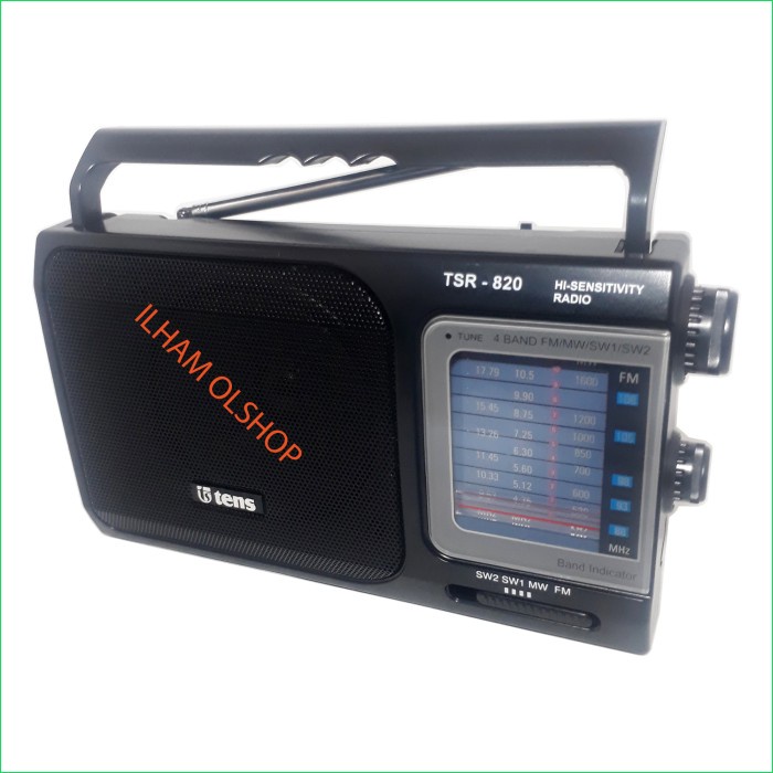 Media Player Radio Tens Tsr-820 Portable Am Fm Radio