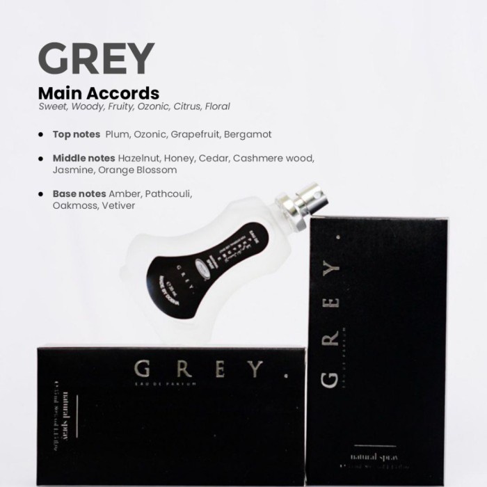 Parfum Minyak Wangi Dobha Spray Aroma Grey 35ml Original