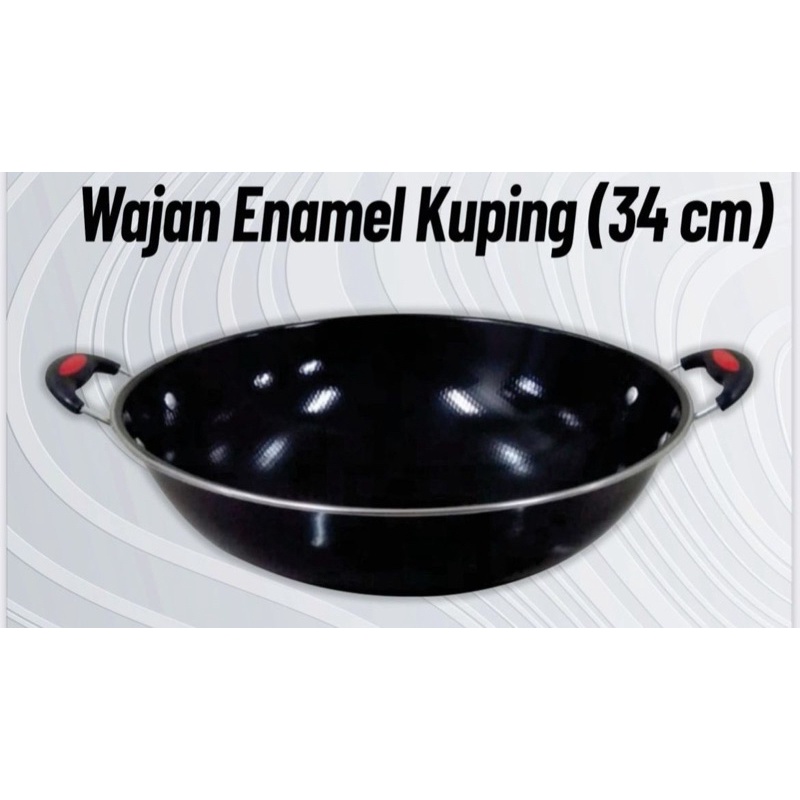 kuali enamel 34cm
