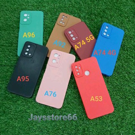 Case ProCamera Soft Matte Protector For Oppo A17 A17k A16 A15 A16k A55 5G A31 2021 A83 A57 lama   A33/Neo 7 A39 A37 A3s A59 A71 A9 2020 A5 2020 A54 4G A52 A5s A12 A7 A11k A96 A76 A95 A53 A92 A74 4G A74 5G F9 F5 F7 F11 F11pro F3+ F1s Reno 2f 2z 3 4 4F 5 5f