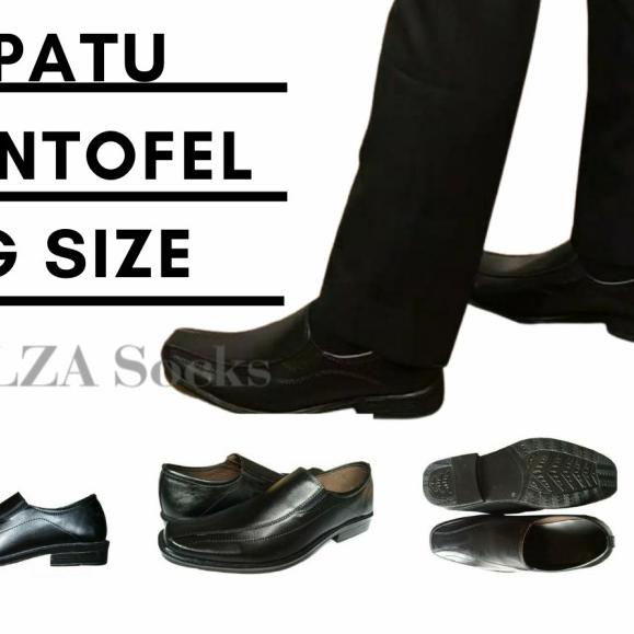 SEPATU PANTOFEL PRIA BIG SIZE 44-45 - 44