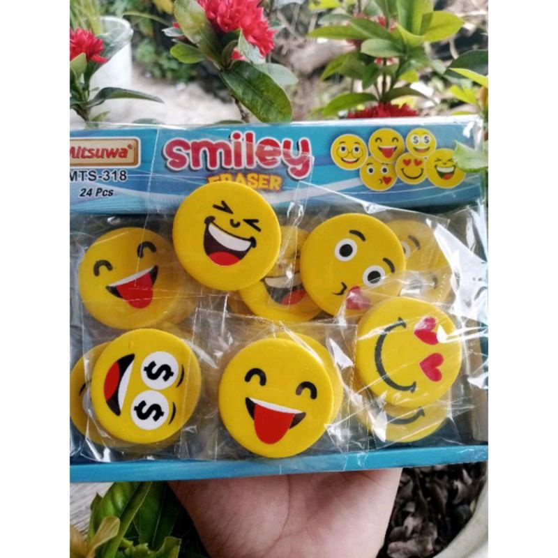 Penghapus Smile Emoji Lucu