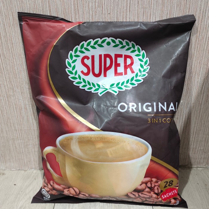 

SUPER ORIGINAL 3IN1 COFFEEMIX KOPI MALAYSIA