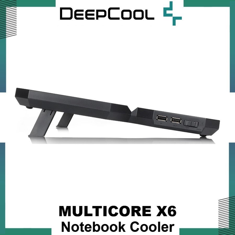 DEEPCOOL MULTI CORE X6 COOLING PAD LAPTOP COOLER DEEP COOL