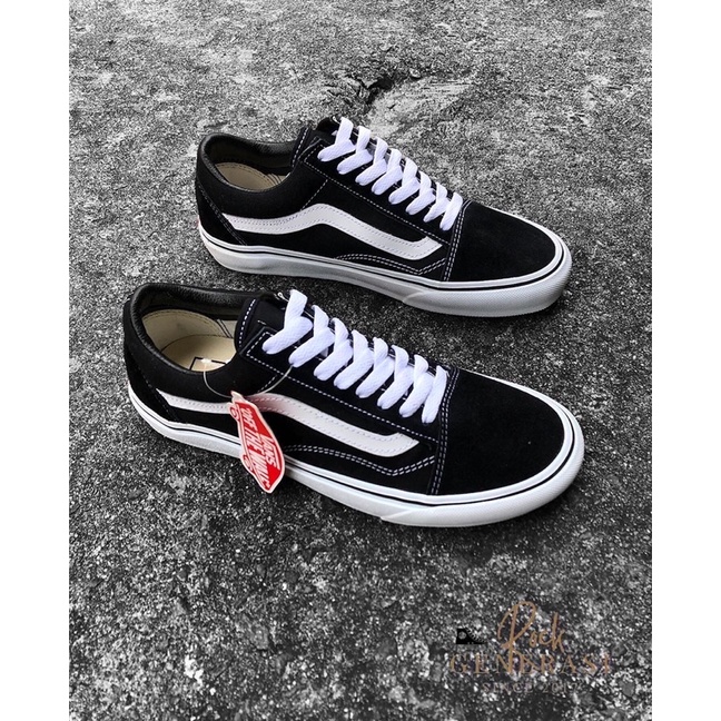 Jual VANS OLDSKOOL BLACK WHITE CLASSIC | Shopee Indonesia