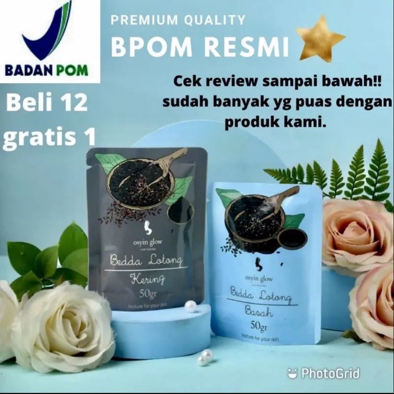 Lulur bedda lotong 50gr osyin glow BPOM