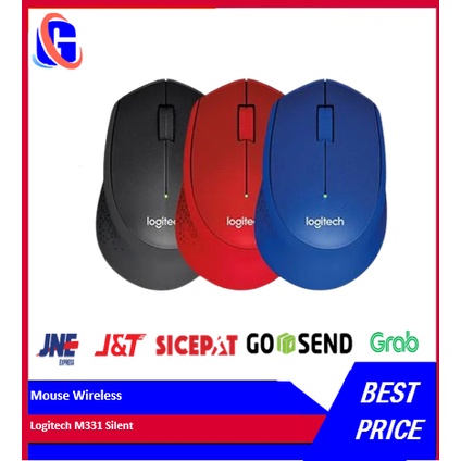 Mouse Logitech M331 - Silent Mouse - Garansi Resmi