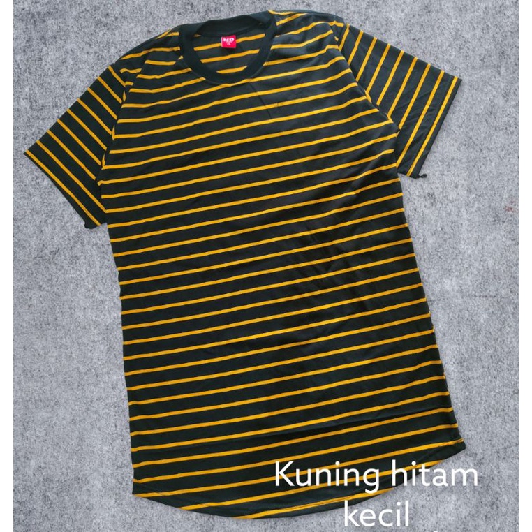 kaos longline salur/kaos longline stripe