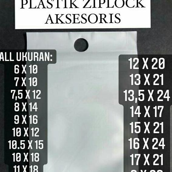 PLASTIK KEMASAN ZIPLOCK AKSESORIS MASKER PLASTIK KLIP t-sunbeautyofficial Kualitas Baik