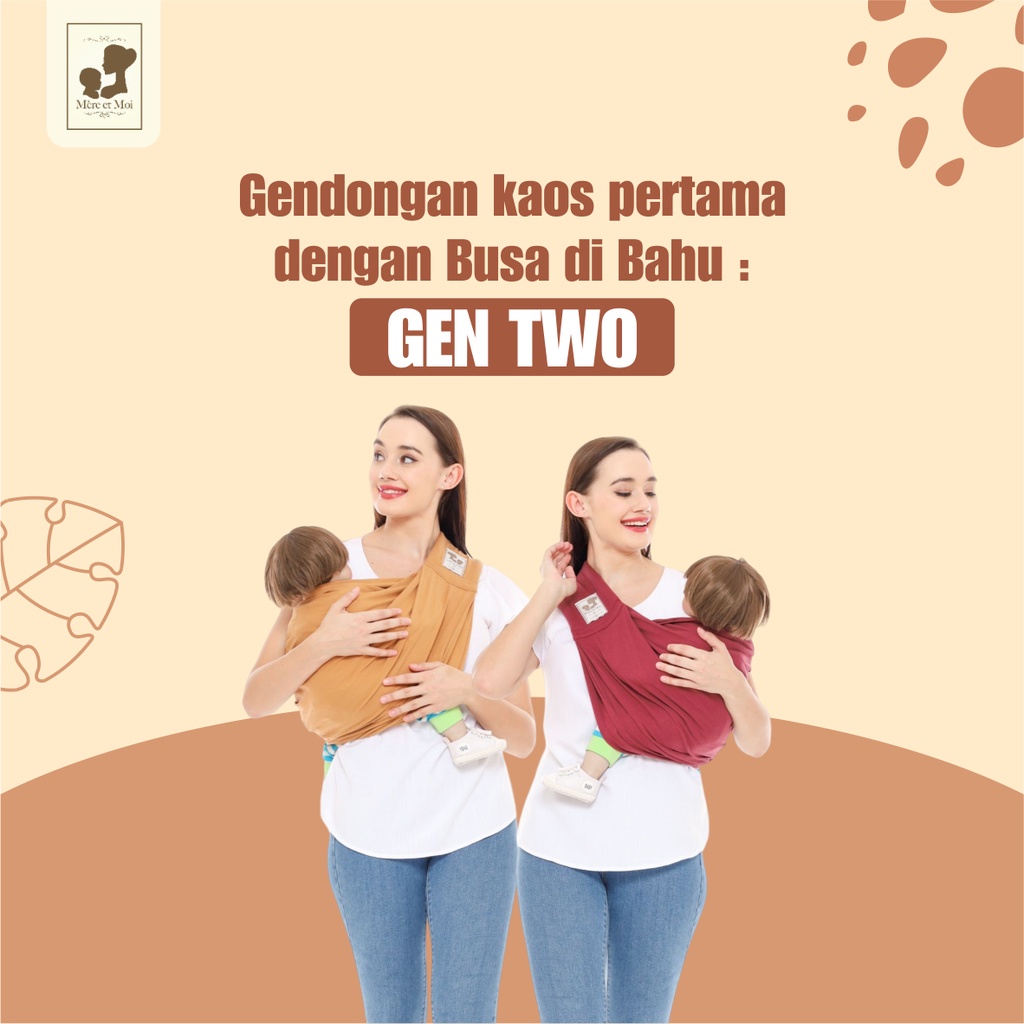 Gendongan Bayi Kaos / Geos Gen Two Mere Et Moi