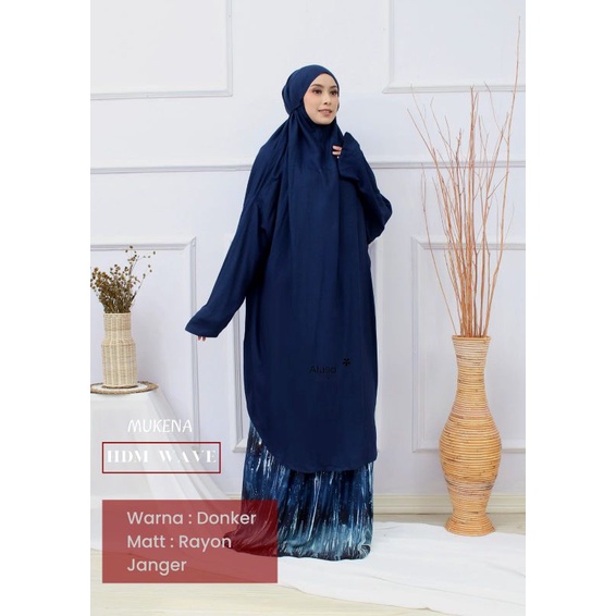 MUKENA HDM WAVE/ MUKENA BERLENGAN ALUSA BALI