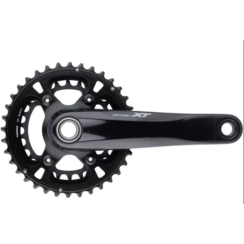 shimano crank set deore xt m8100-2 double 36-26T x 170 mm 2 x 12 speed crankset hollowtech 2