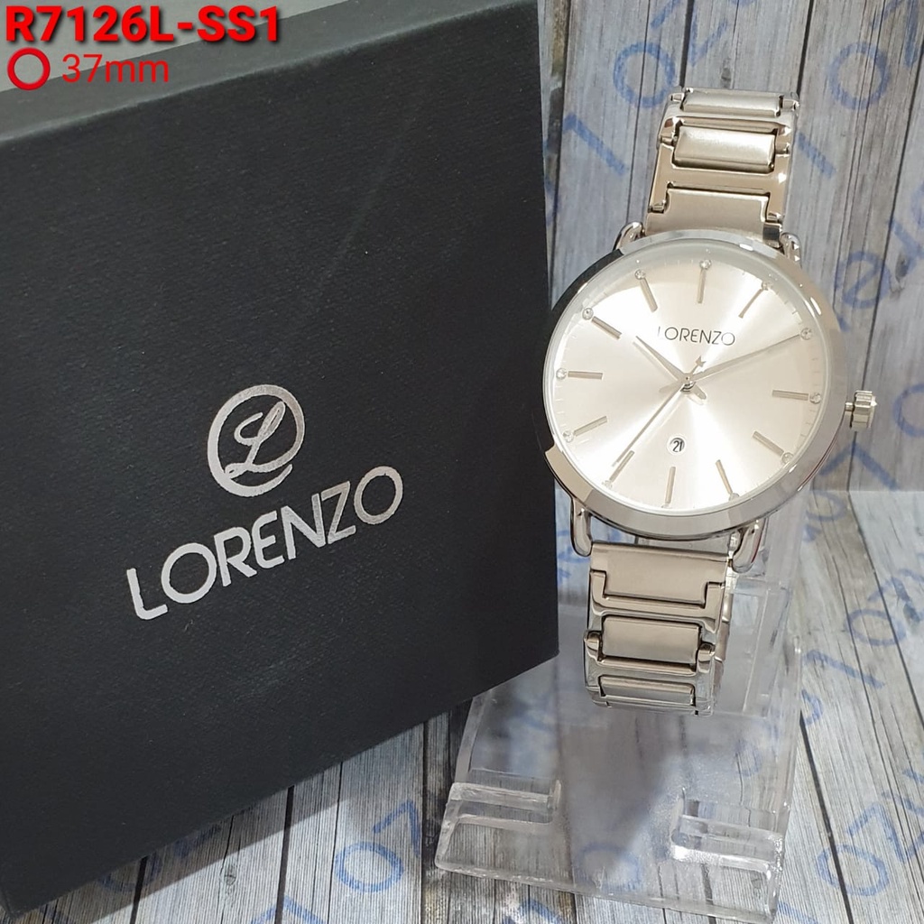 JAM TANGAN WANITA LORENZO R-7126L 7126L 7126 ORIGINAL FREE BOX