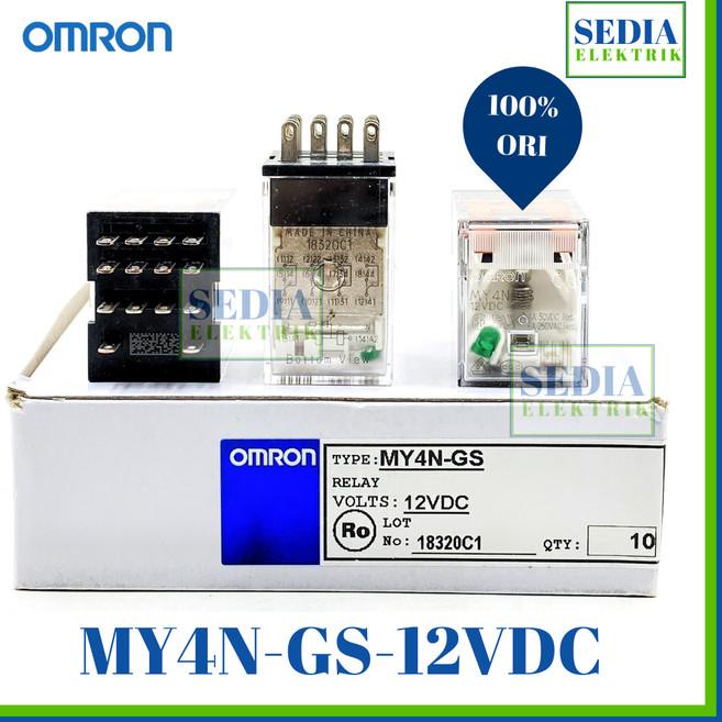 Relay Omron MY4N-GS-12VDC MY4N GS 12VDC