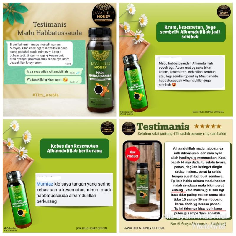 

Raw honey javahills honey madu habbatusauda