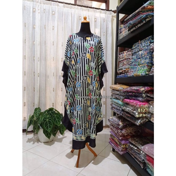 Daster Batik Cap Colet Model Lowo Kaftan 05