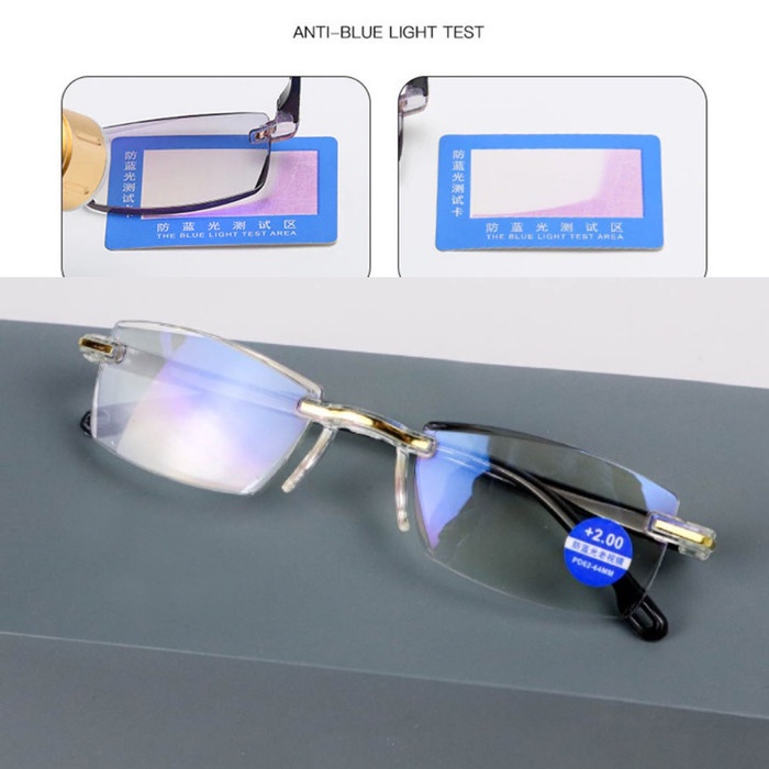 Kacamata Baca Plus Rabun Dekat Anti Radiasi Blueray Blue Light Ultra Ringan Pria Wanita Reading Glasses