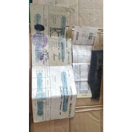 surat / dokumen crankcase & nosin Suzuki tornado asli hijau