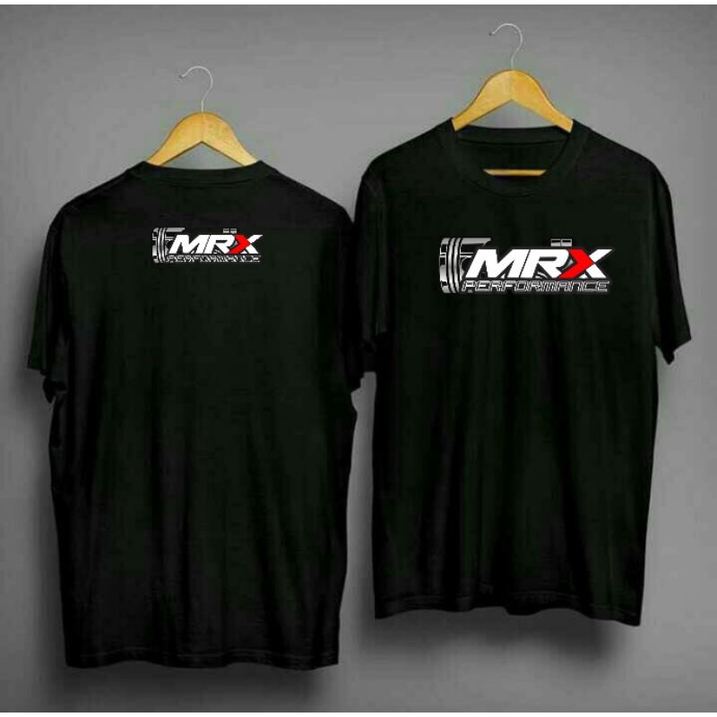 Kaos hitam oblong MRX performance drag race thailand