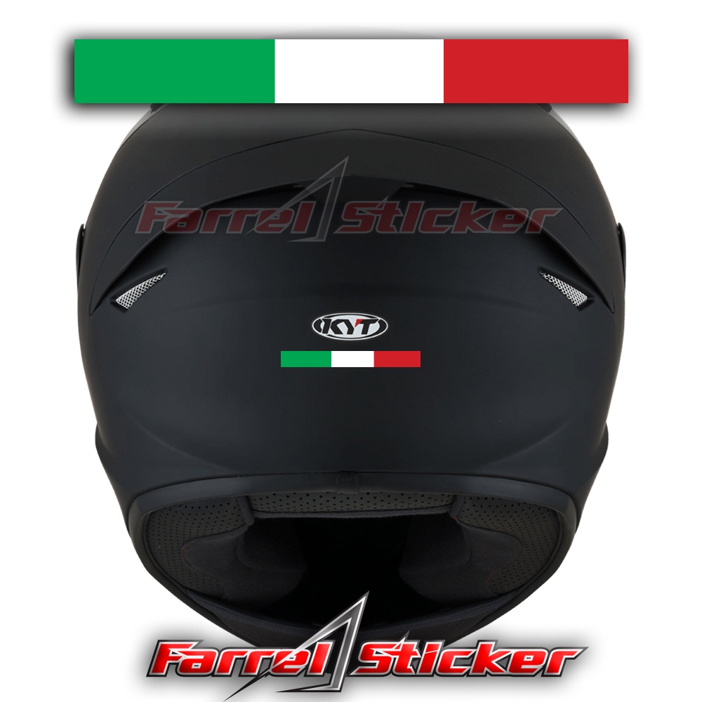 STICKER BENDERA ITALY STIKER ITALI HELM 7 CM