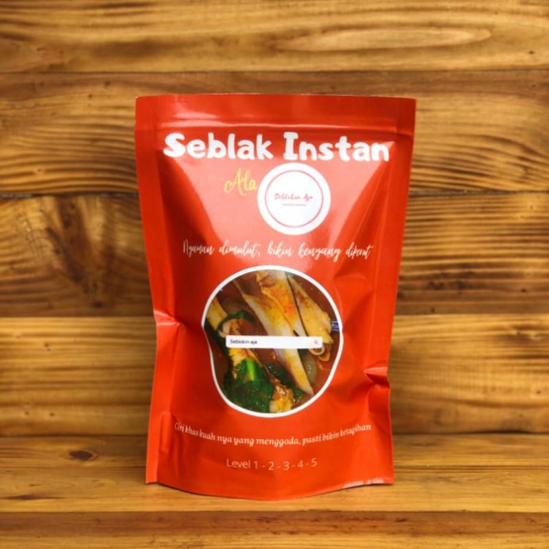 

[KHUSUS RESELLER] SEBLAK INSTAN ALA SEBLOKIN AJA