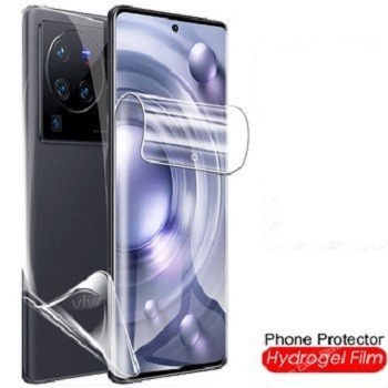 Vivo X80 / X80 Pro Anti Gores Hydrogel Clear Screen Guard Protector Plastik Jelly Lentur Anti Gores Bening Depan Belakang