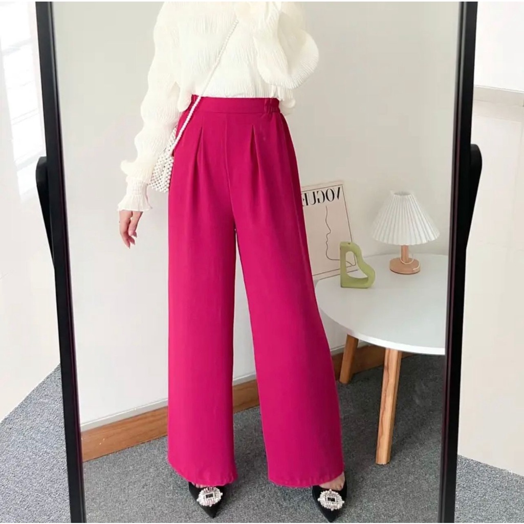 ZEVA KULOT HIGHWAIST PREMIUM AIRFLOW CRINCKLE DEODORA
