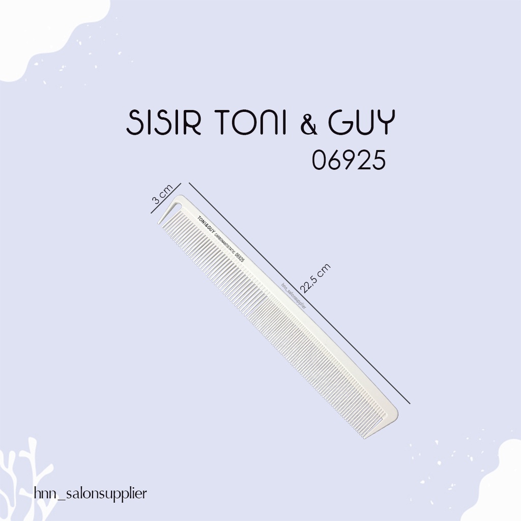 Alat Sisir Potong Rambut Salon Professional Toni and Guy Carbon Antitastic 06925