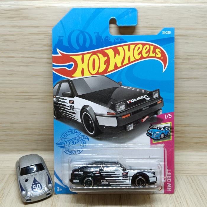 hot wheels toyota ae86 sprinter trueno Falken hitam 2021 HFZ