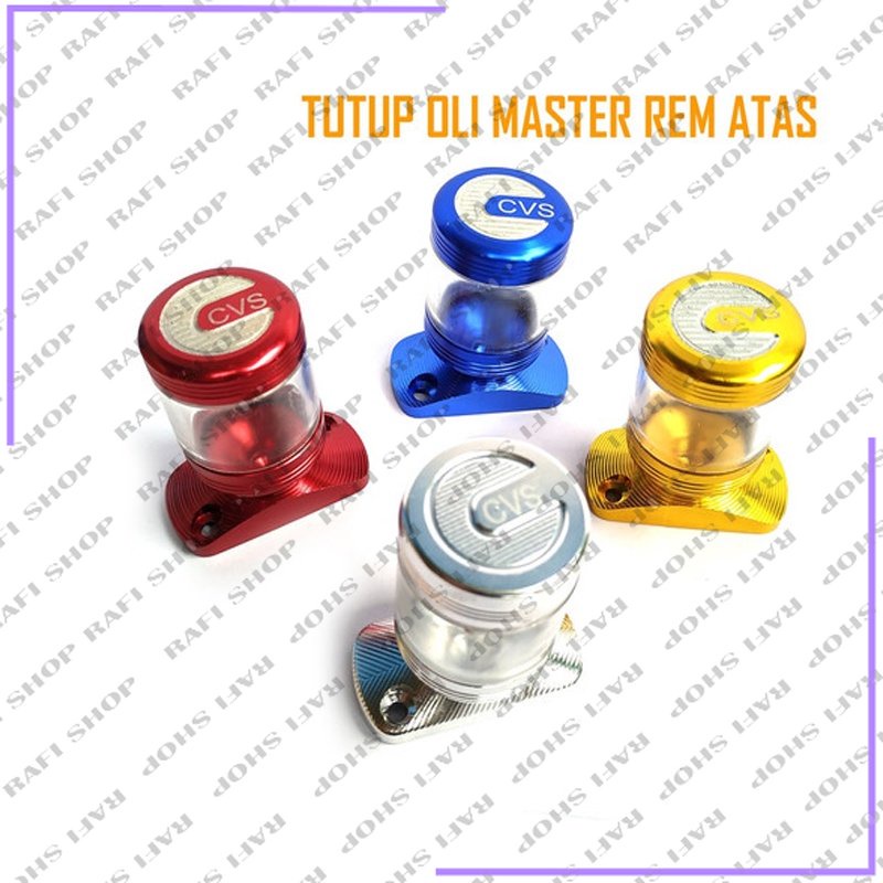 RFS Tutup Oli Master Rem Atas Model Stempel Plus Tabung Kaca Honda Beat Vario Scoopy Yamaha Suzuki