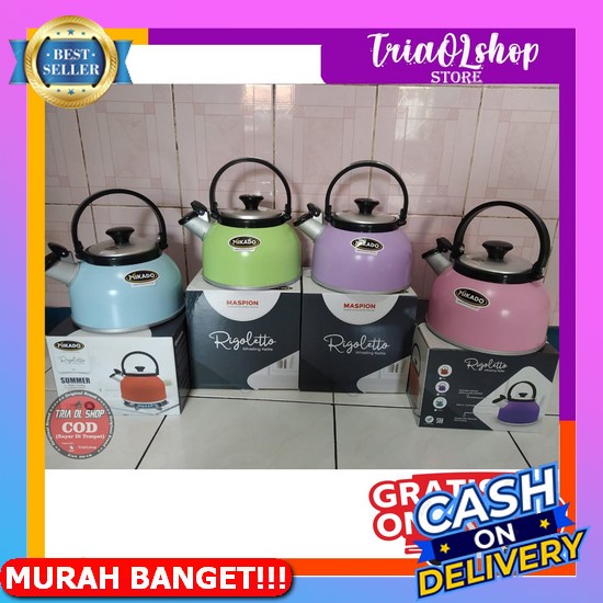 Teko Bersiul 3 Liter Winter / Kettle / Ceret Teko Masak Bunyi Siul Maspion Teko Siul 2.5 Liter, 3 Li