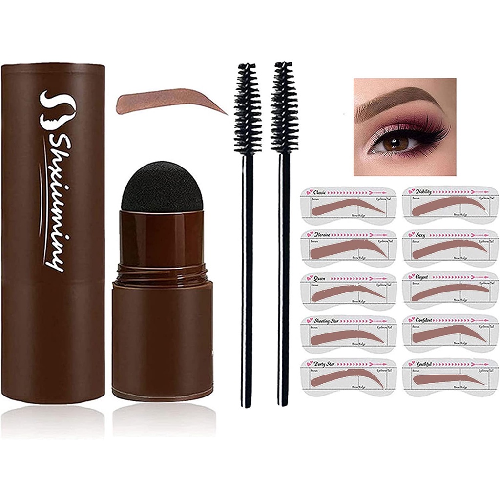 `ღ´ PHINKL `ღ´  FEALI Eyebrow Powder stamp powder kit set eye brow pensil cetak matic BPOM