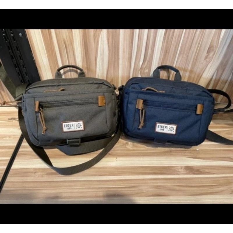 Tas Selempang Portege Pouch Landscape EIGE R5079/OLIVE/NAVY/BLACK/GREEN - Selempang Portege Landscap