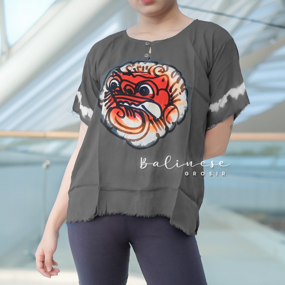 Baju Barong Lukis Bali Premium Tebal