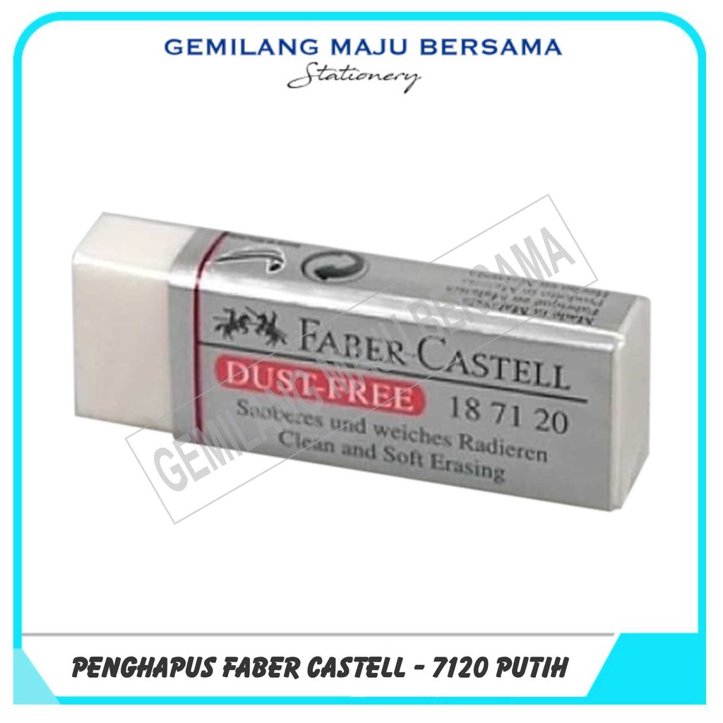 

Penghapus / Eraser Faber Castell B20 - 7120 Big White ( Besar Putih )
