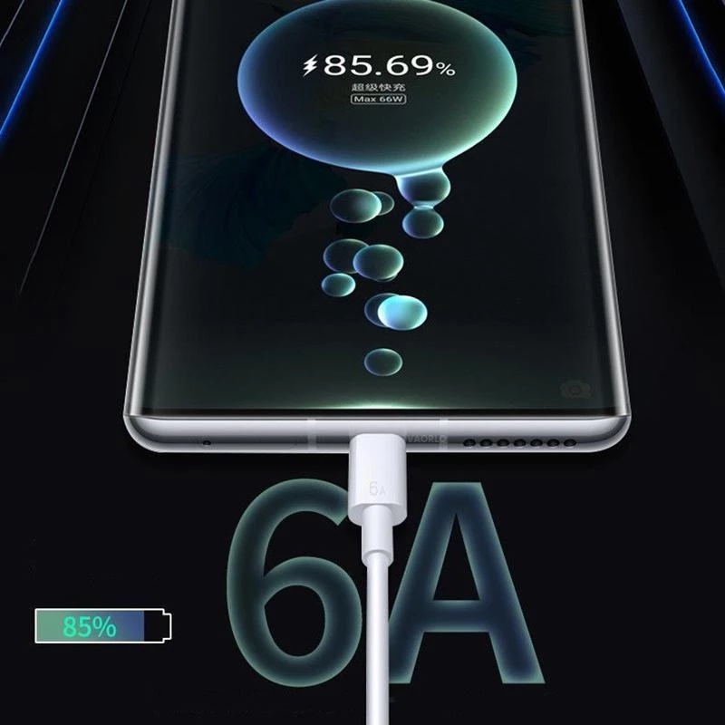 6a Kabel Data / Charger USB Tipe C Fast Charging Untuk Huawei Mate 40