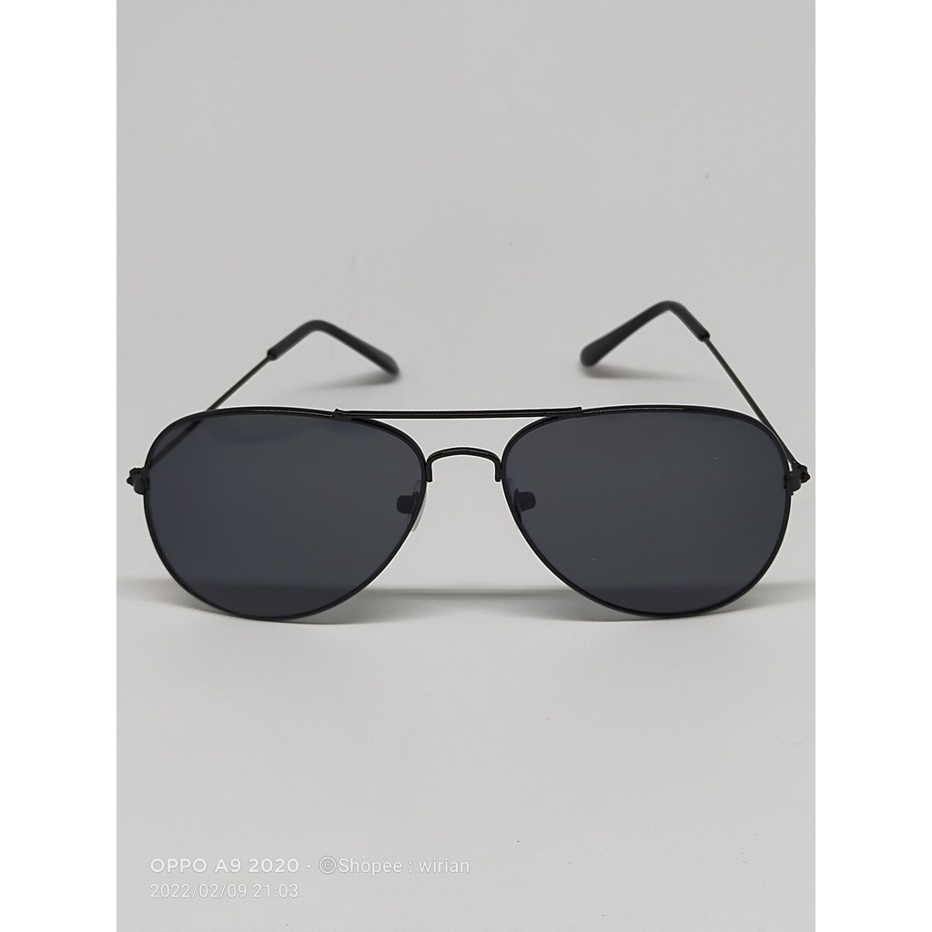 MEDAN  W106 Kacamata Hitam Aviator TOP GUN