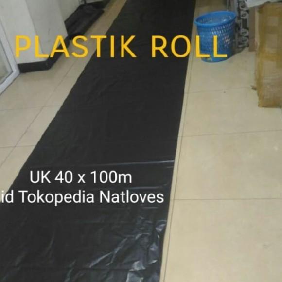 

Plastik bungkus UK 40 cm x 100 meter - 100 meter