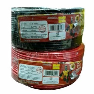 Kabel Nya 2.5 50Meter Merah/Hitam Kitani