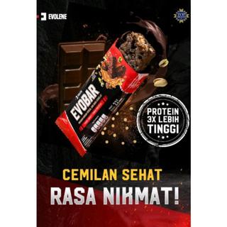 

Evolene Evobar Eceran 1 Sachet / Evo Bar Protein Bar Snack Sehat Tinggi Protein