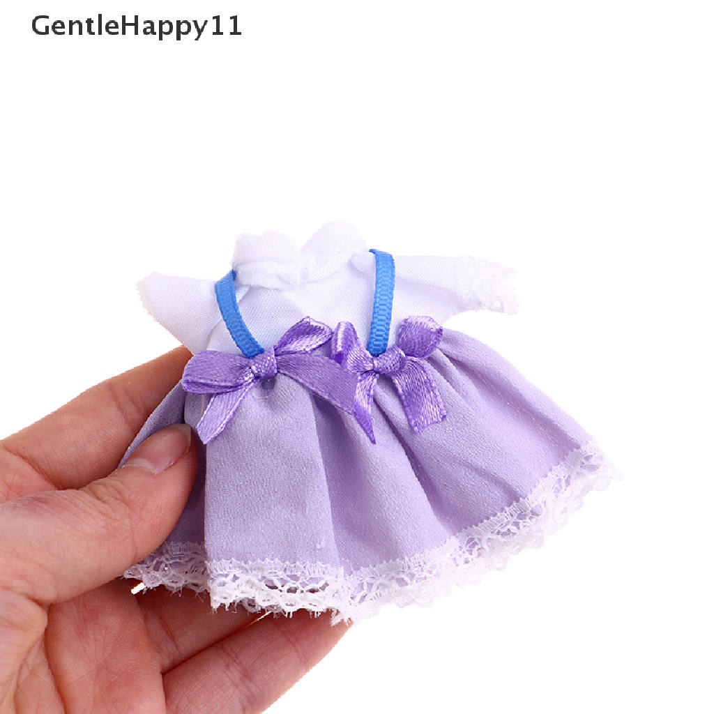 Gentlehappy OB11 Kaos T-shirt Lengan Pendek Ukuran 16-17cm Untuk Boneka 1 / 8